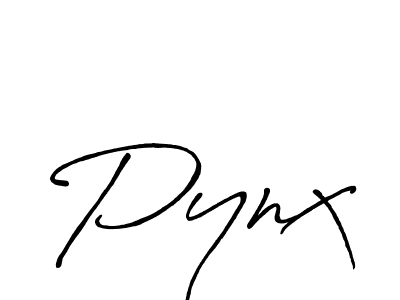 Best and Professional Signature Style for Pynx. Antro_Vectra_Bolder Best Signature Style Collection. Pynx signature style 7 images and pictures png