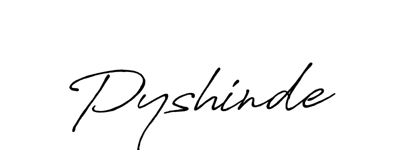 if you are searching for the best signature style for your name Pyshinde. so please give up your signature search. here we have designed multiple signature styles  using Antro_Vectra_Bolder. Pyshinde signature style 7 images and pictures png