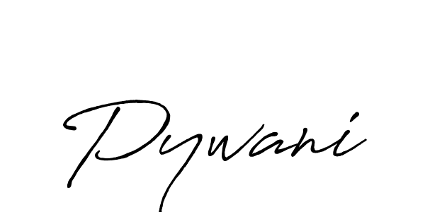 Also we have Pywani name is the best signature style. Create professional handwritten signature collection using Antro_Vectra_Bolder autograph style. Pywani signature style 7 images and pictures png