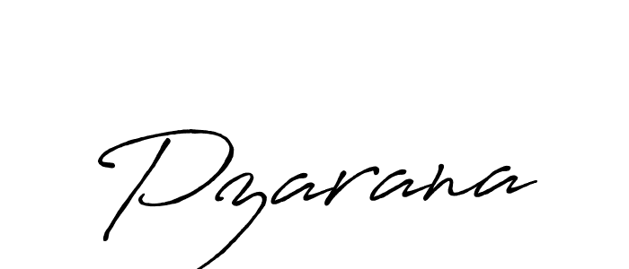 Make a beautiful signature design for name Pzarana. With this signature (Antro_Vectra_Bolder) style, you can create a handwritten signature for free. Pzarana signature style 7 images and pictures png