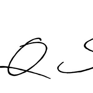 Antro_Vectra_Bolder is a professional signature style that is perfect for those who want to add a touch of class to their signature. It is also a great choice for those who want to make their signature more unique. Get Q S name to fancy signature for free. Q S signature style 7 images and pictures png