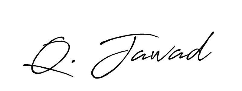 Once you've used our free online signature maker to create your best signature Antro_Vectra_Bolder style, it's time to enjoy all of the benefits that Q. Jawad name signing documents. Q. Jawad signature style 7 images and pictures png