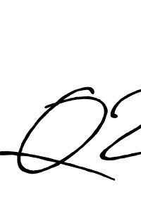 This is the best signature style for the Q2 name. Also you like these signature font (Antro_Vectra_Bolder). Mix name signature. Q2 signature style 7 images and pictures png