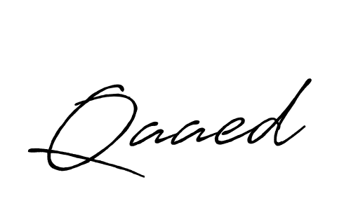Also we have Qaaed name is the best signature style. Create professional handwritten signature collection using Antro_Vectra_Bolder autograph style. Qaaed signature style 7 images and pictures png