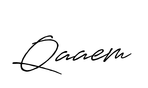 Create a beautiful signature design for name Qaaem. With this signature (Antro_Vectra_Bolder) fonts, you can make a handwritten signature for free. Qaaem signature style 7 images and pictures png