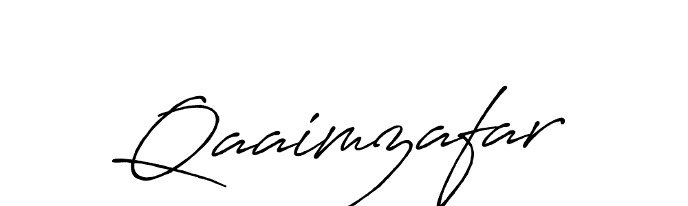 Use a signature maker to create a handwritten signature online. With this signature software, you can design (Antro_Vectra_Bolder) your own signature for name Qaaimzafar. Qaaimzafar signature style 7 images and pictures png