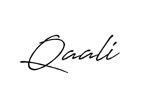 Qaali stylish signature style. Best Handwritten Sign (Antro_Vectra_Bolder) for my name. Handwritten Signature Collection Ideas for my name Qaali. Qaali signature style 7 images and pictures png