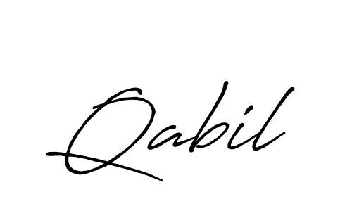 Also You can easily find your signature by using the search form. We will create Qabil name handwritten signature images for you free of cost using Antro_Vectra_Bolder sign style. Qabil signature style 7 images and pictures png