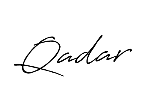 Also You can easily find your signature by using the search form. We will create Qadar name handwritten signature images for you free of cost using Antro_Vectra_Bolder sign style. Qadar signature style 7 images and pictures png