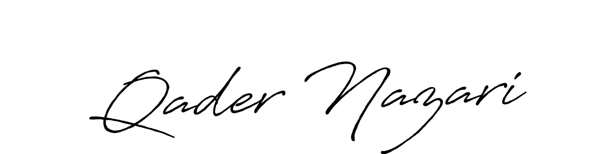 This is the best signature style for the Qader Nazari name. Also you like these signature font (Antro_Vectra_Bolder). Mix name signature. Qader Nazari signature style 7 images and pictures png
