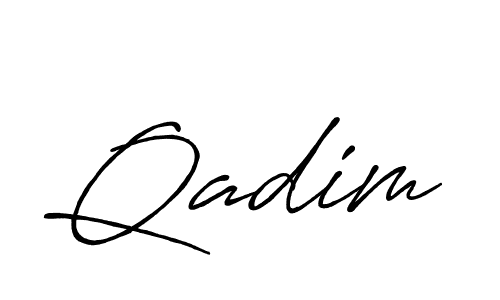 Make a beautiful signature design for name Qadim. With this signature (Antro_Vectra_Bolder) style, you can create a handwritten signature for free. Qadim signature style 7 images and pictures png