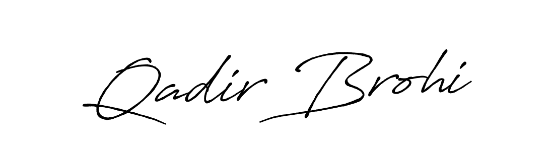 Once you've used our free online signature maker to create your best signature Antro_Vectra_Bolder style, it's time to enjoy all of the benefits that Qadir Brohi name signing documents. Qadir Brohi signature style 7 images and pictures png