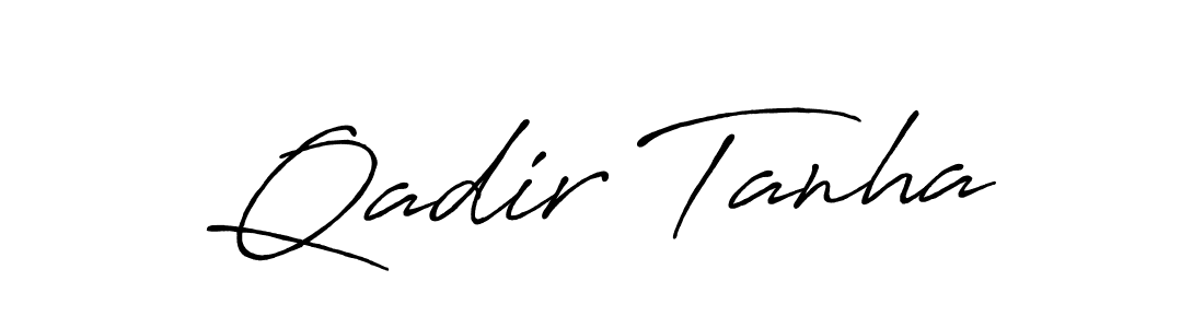 It looks lik you need a new signature style for name Qadir Tanha. Design unique handwritten (Antro_Vectra_Bolder) signature with our free signature maker in just a few clicks. Qadir Tanha signature style 7 images and pictures png