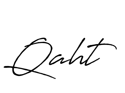 Make a beautiful signature design for name Qaht. With this signature (Antro_Vectra_Bolder) style, you can create a handwritten signature for free. Qaht signature style 7 images and pictures png