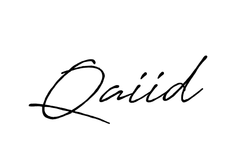 Qaiid stylish signature style. Best Handwritten Sign (Antro_Vectra_Bolder) for my name. Handwritten Signature Collection Ideas for my name Qaiid. Qaiid signature style 7 images and pictures png