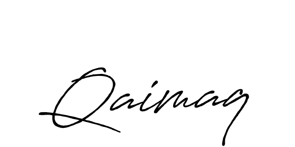 Design your own signature with our free online signature maker. With this signature software, you can create a handwritten (Antro_Vectra_Bolder) signature for name Qaimaq. Qaimaq signature style 7 images and pictures png