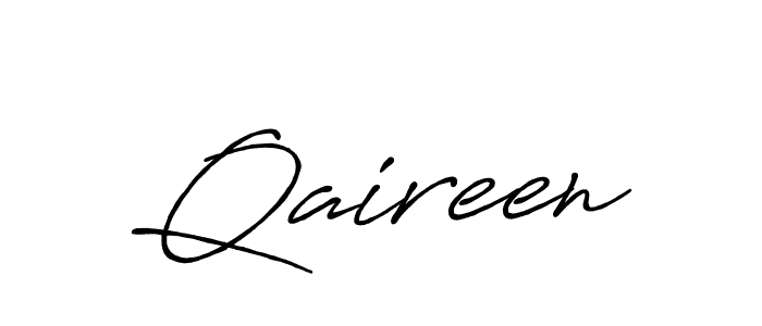 if you are searching for the best signature style for your name Qaireen. so please give up your signature search. here we have designed multiple signature styles  using Antro_Vectra_Bolder. Qaireen signature style 7 images and pictures png