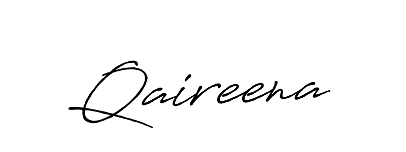 Make a short Qaireena signature style. Manage your documents anywhere anytime using Antro_Vectra_Bolder. Create and add eSignatures, submit forms, share and send files easily. Qaireena signature style 7 images and pictures png