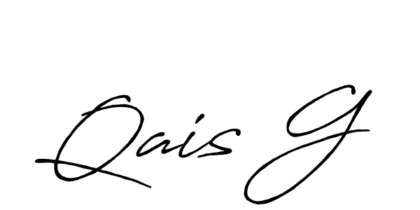 This is the best signature style for the Qais G name. Also you like these signature font (Antro_Vectra_Bolder). Mix name signature. Qais G signature style 7 images and pictures png