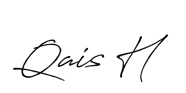 You can use this online signature creator to create a handwritten signature for the name Qais H. This is the best online autograph maker. Qais H signature style 7 images and pictures png