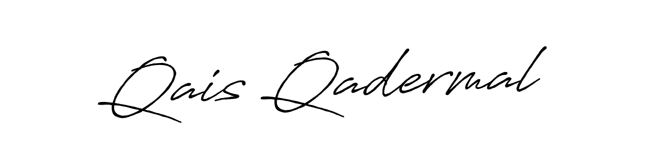 Use a signature maker to create a handwritten signature online. With this signature software, you can design (Antro_Vectra_Bolder) your own signature for name Qais Qadermal. Qais Qadermal signature style 7 images and pictures png