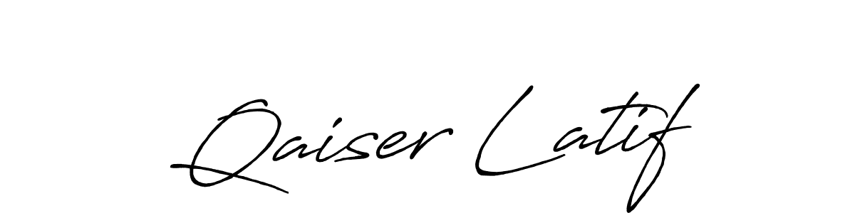 How to make Qaiser Latif signature? Antro_Vectra_Bolder is a professional autograph style. Create handwritten signature for Qaiser Latif name. Qaiser Latif signature style 7 images and pictures png