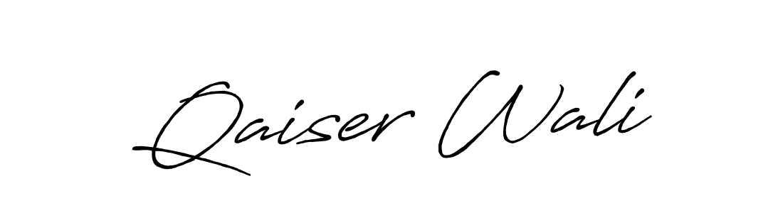 Antro_Vectra_Bolder is a professional signature style that is perfect for those who want to add a touch of class to their signature. It is also a great choice for those who want to make their signature more unique. Get Qaiser Wali name to fancy signature for free. Qaiser Wali signature style 7 images and pictures png