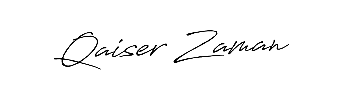 It looks lik you need a new signature style for name Qaiser Zaman. Design unique handwritten (Antro_Vectra_Bolder) signature with our free signature maker in just a few clicks. Qaiser Zaman signature style 7 images and pictures png