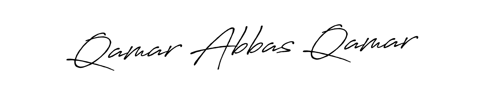 Make a beautiful signature design for name Qamar Abbas Qamar. Use this online signature maker to create a handwritten signature for free. Qamar Abbas Qamar signature style 7 images and pictures png