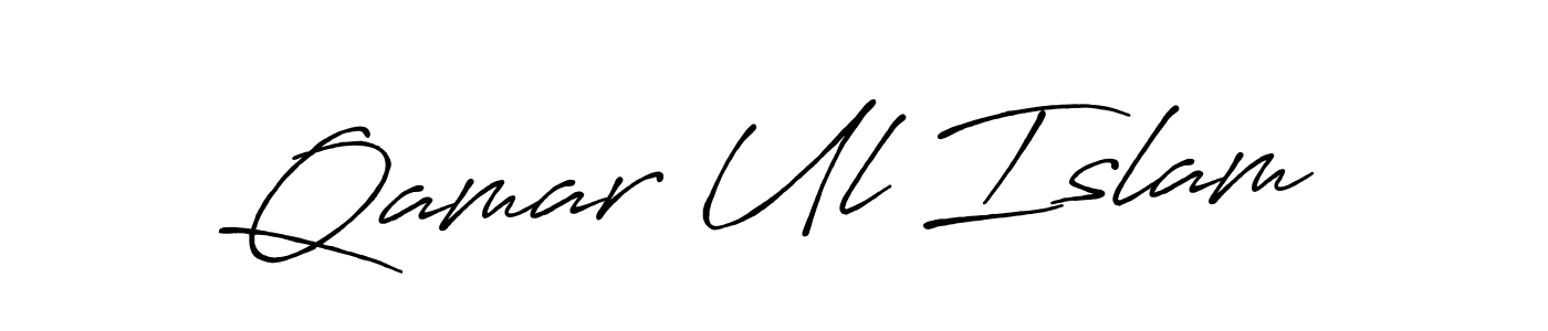 How to make Qamar Ul Islam signature? Antro_Vectra_Bolder is a professional autograph style. Create handwritten signature for Qamar Ul Islam name. Qamar Ul Islam signature style 7 images and pictures png