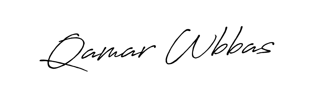 if you are searching for the best signature style for your name Qamar Wbbas. so please give up your signature search. here we have designed multiple signature styles  using Antro_Vectra_Bolder. Qamar Wbbas signature style 7 images and pictures png