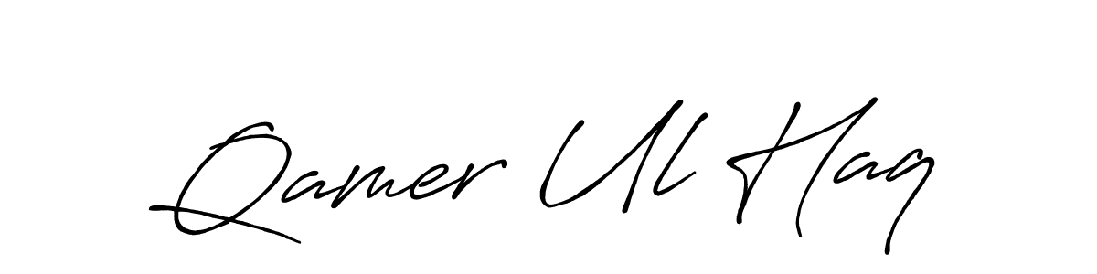 if you are searching for the best signature style for your name Qamer Ul Haq. so please give up your signature search. here we have designed multiple signature styles  using Antro_Vectra_Bolder. Qamer Ul Haq signature style 7 images and pictures png