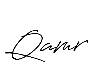 Create a beautiful signature design for name Qamr. With this signature (Antro_Vectra_Bolder) fonts, you can make a handwritten signature for free. Qamr signature style 7 images and pictures png