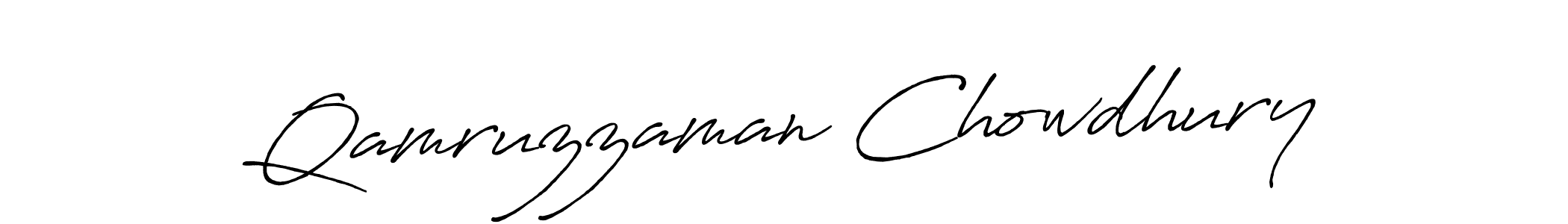 Make a beautiful signature design for name Qamruzzaman Chowdhury. Use this online signature maker to create a handwritten signature for free. Qamruzzaman Chowdhury signature style 7 images and pictures png
