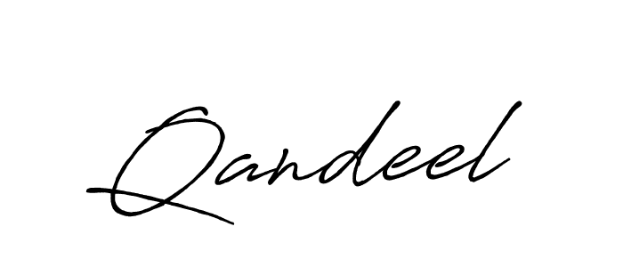 You should practise on your own different ways (Antro_Vectra_Bolder) to write your name (Qandeel) in signature. don't let someone else do it for you. Qandeel signature style 7 images and pictures png