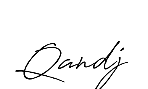 You should practise on your own different ways (Antro_Vectra_Bolder) to write your name (Qandj) in signature. don't let someone else do it for you. Qandj signature style 7 images and pictures png