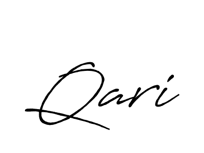 Design your own signature with our free online signature maker. With this signature software, you can create a handwritten (Antro_Vectra_Bolder) signature for name Qari. Qari signature style 7 images and pictures png