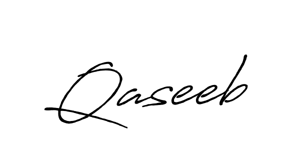 How to make Qaseeb signature? Antro_Vectra_Bolder is a professional autograph style. Create handwritten signature for Qaseeb name. Qaseeb signature style 7 images and pictures png