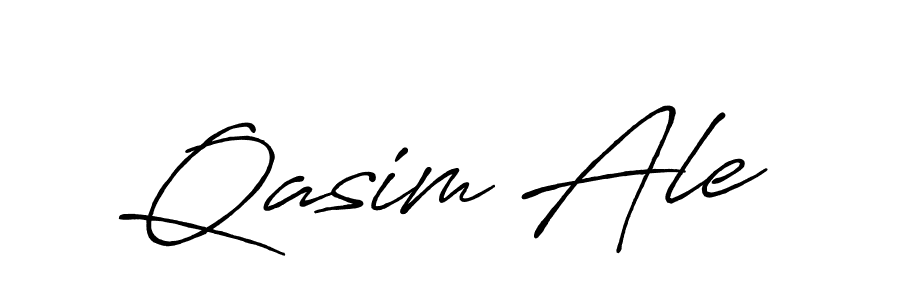 The best way (Antro_Vectra_Bolder) to make a short signature is to pick only two or three words in your name. The name Qasim Ale include a total of six letters. For converting this name. Qasim Ale signature style 7 images and pictures png