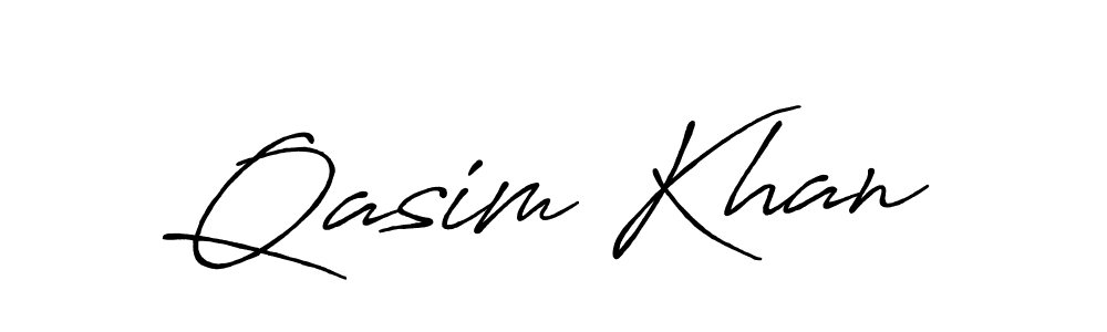 Qasim Khan stylish signature style. Best Handwritten Sign (Antro_Vectra_Bolder) for my name. Handwritten Signature Collection Ideas for my name Qasim Khan. Qasim Khan signature style 7 images and pictures png