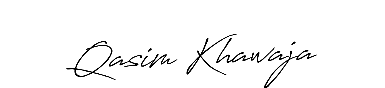 Use a signature maker to create a handwritten signature online. With this signature software, you can design (Antro_Vectra_Bolder) your own signature for name Qasim Khawaja. Qasim Khawaja signature style 7 images and pictures png