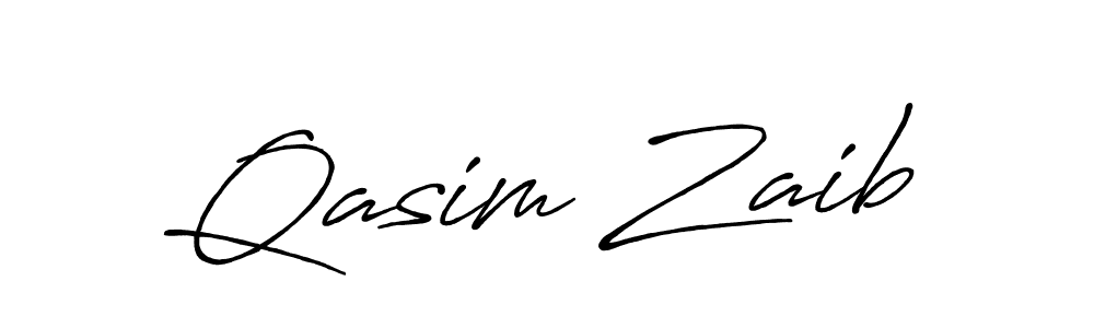 Also You can easily find your signature by using the search form. We will create Qasim Zaib name handwritten signature images for you free of cost using Antro_Vectra_Bolder sign style. Qasim Zaib signature style 7 images and pictures png