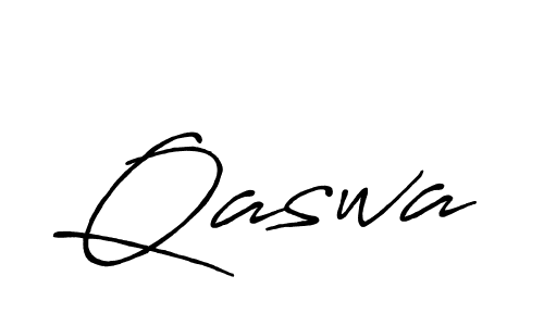 Create a beautiful signature design for name Qaswa. With this signature (Antro_Vectra_Bolder) fonts, you can make a handwritten signature for free. Qaswa signature style 7 images and pictures png