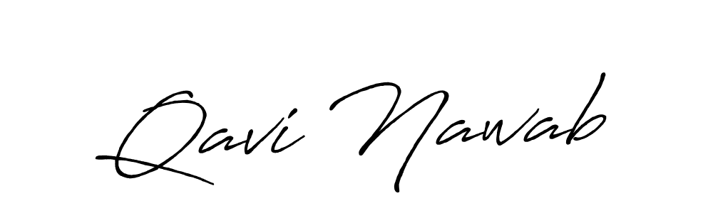 How to make Qavi Nawab signature? Antro_Vectra_Bolder is a professional autograph style. Create handwritten signature for Qavi Nawab name. Qavi Nawab signature style 7 images and pictures png