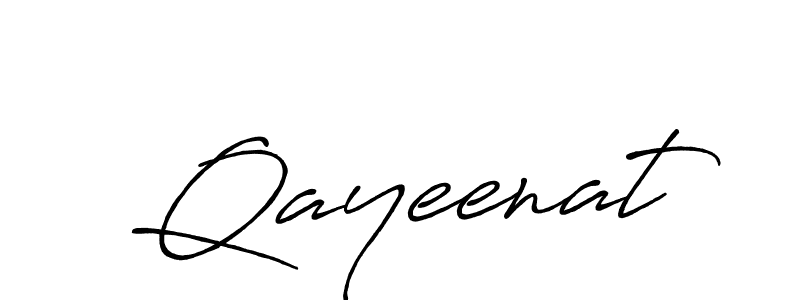 You should practise on your own different ways (Antro_Vectra_Bolder) to write your name (Qayeenat) in signature. don't let someone else do it for you. Qayeenat signature style 7 images and pictures png
