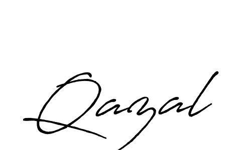 Best and Professional Signature Style for Qazal. Antro_Vectra_Bolder Best Signature Style Collection. Qazal signature style 7 images and pictures png