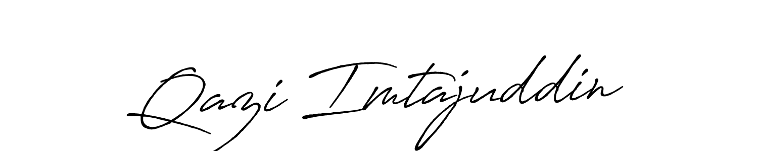 You should practise on your own different ways (Antro_Vectra_Bolder) to write your name (Qazi Imtajuddin) in signature. don't let someone else do it for you. Qazi Imtajuddin signature style 7 images and pictures png