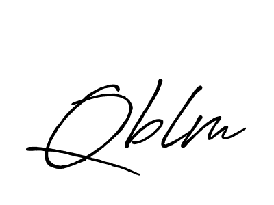 Best and Professional Signature Style for Qblm. Antro_Vectra_Bolder Best Signature Style Collection. Qblm signature style 7 images and pictures png