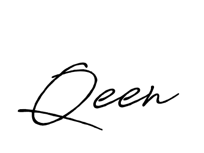 Also we have Qeen name is the best signature style. Create professional handwritten signature collection using Antro_Vectra_Bolder autograph style. Qeen signature style 7 images and pictures png