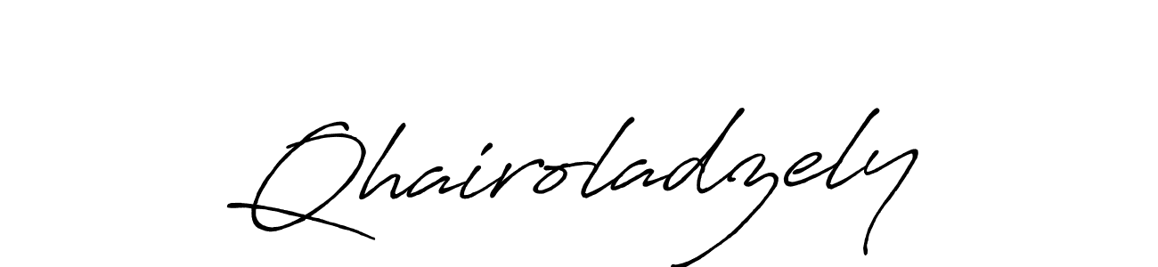 Make a beautiful signature design for name Qhairoladzely. Use this online signature maker to create a handwritten signature for free. Qhairoladzely signature style 7 images and pictures png